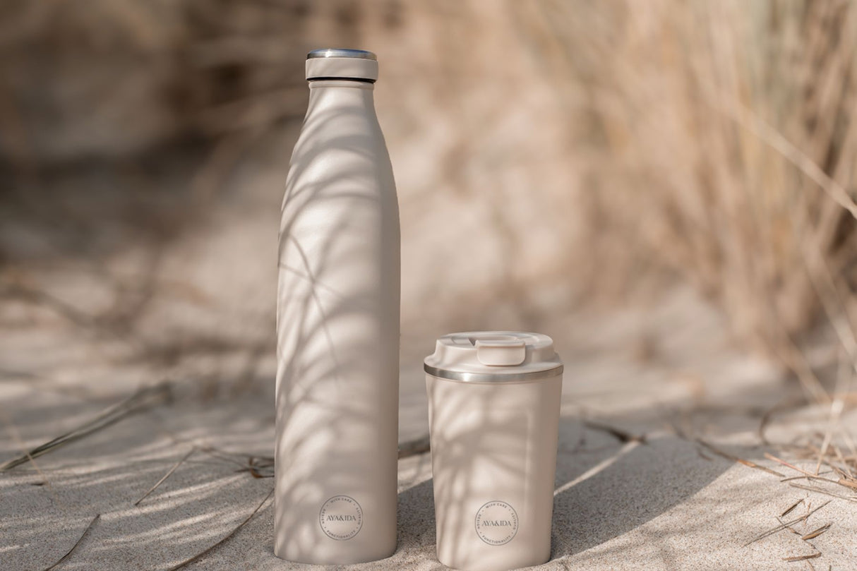 AYA&IDA CUP2GO 380 ml – Cream Beige | Lekkasjesikker termokopp