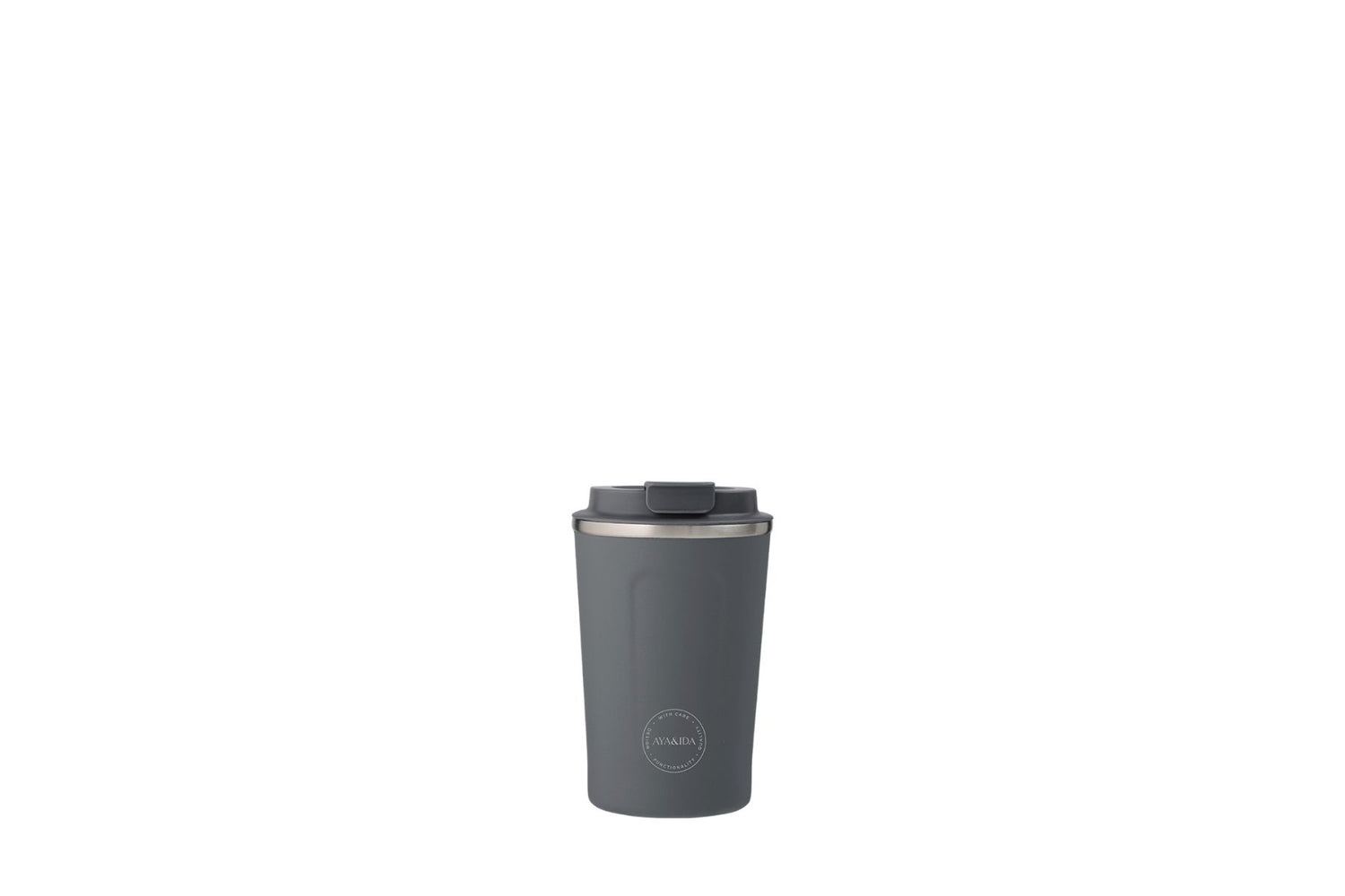 AYA&IDA CUP2GO 380 ml – Dark Grey | Lekkasjesikker termokopp