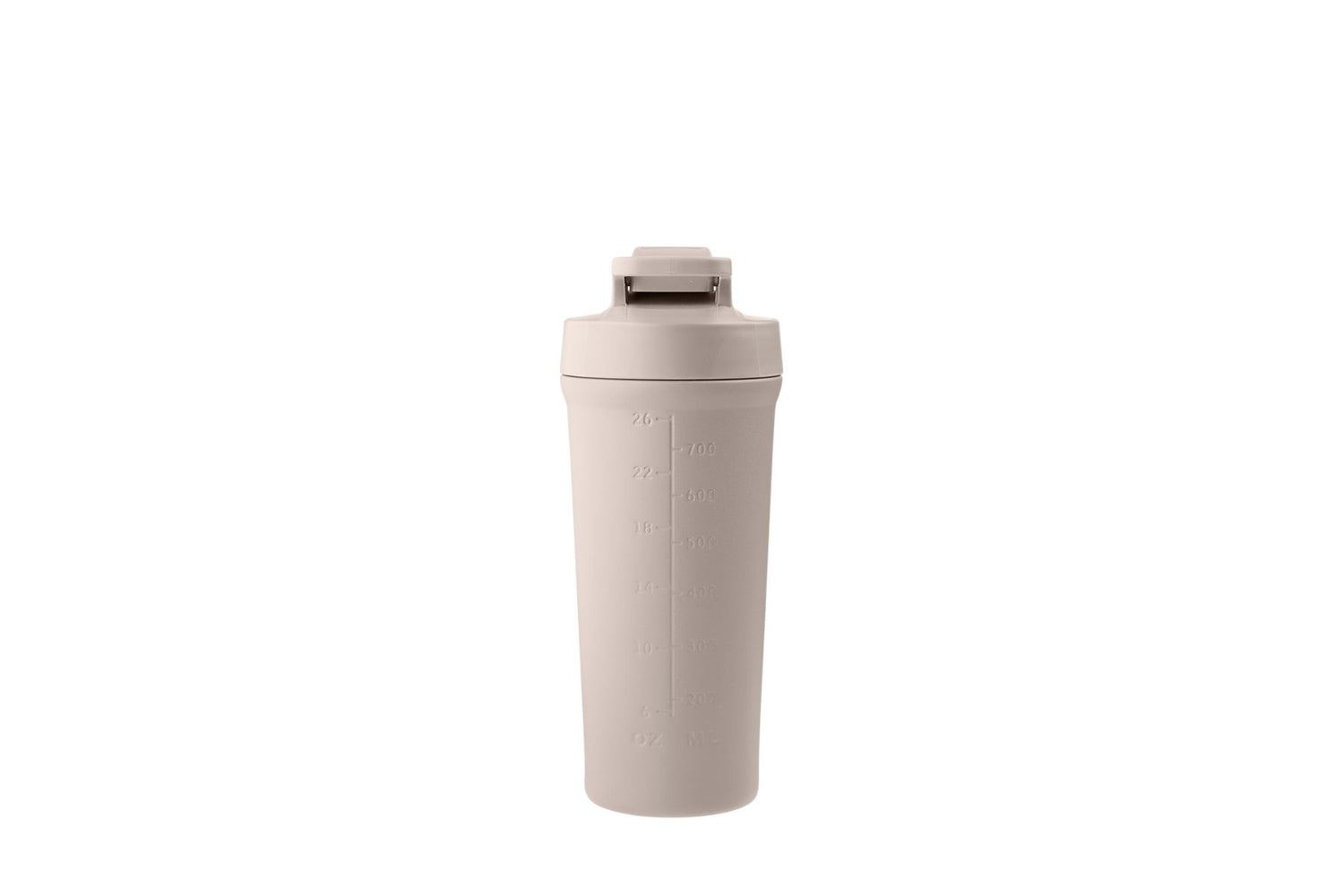 AYA&IDA Shakerflaske 750 ml – Cream Beige | Sportsflaske og proteinshaker i rustfritt stål