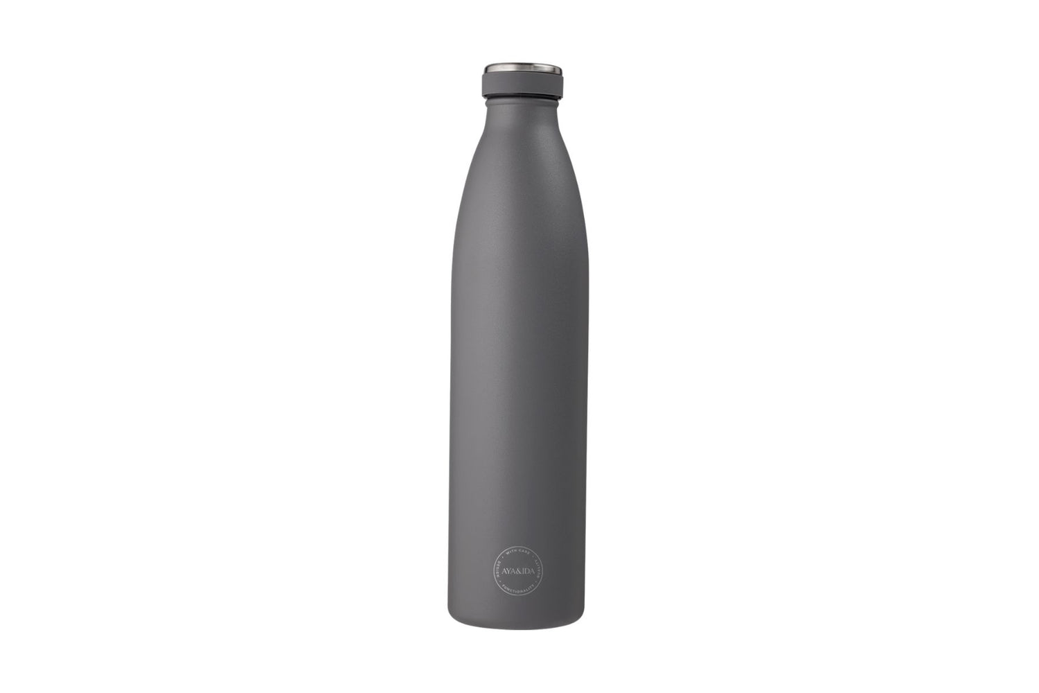 AYA&IDA Termos Drikkeflaske 1000 ml – Dark Grey | Rustfritt stål