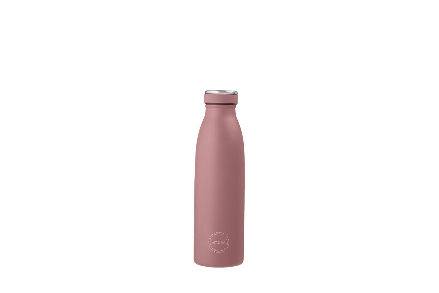 AYA&IDA Termos Drikkeflaske 500 ml – Ash Rose | Rustfritt stål