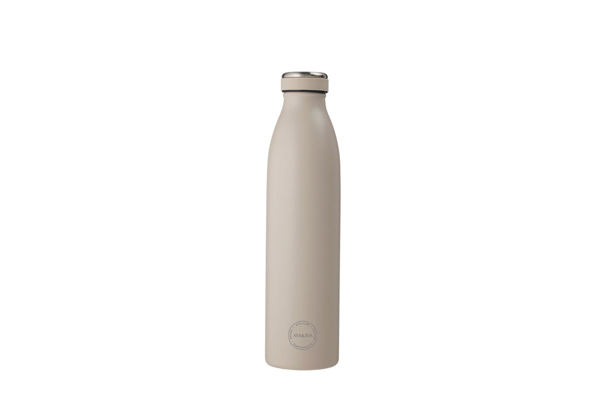 AYA&IDA Termos Drikkeflaske 750 ml – Cream Beige | Rustfritt stål