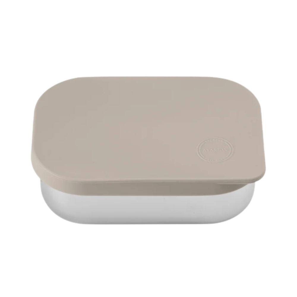 AYA&IDA matboks med 3 rom – Cream Beige | 900 ml