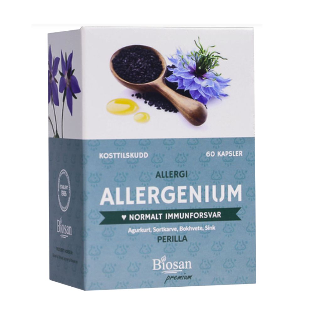 Allergenium kosttilskudd for immunstøtte