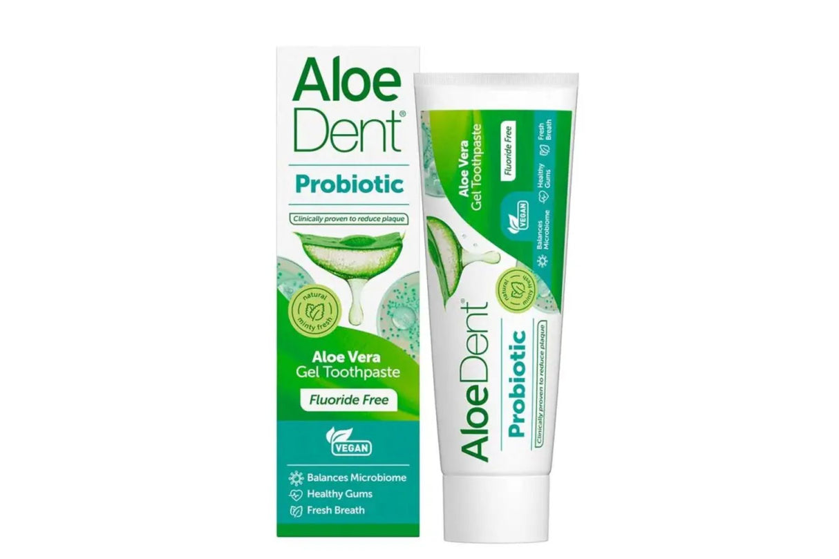 AloeDent Probiotisk Tannkrem 75 ml – Naturlig Tannpleie for Frisk Pust og Plakkontroll