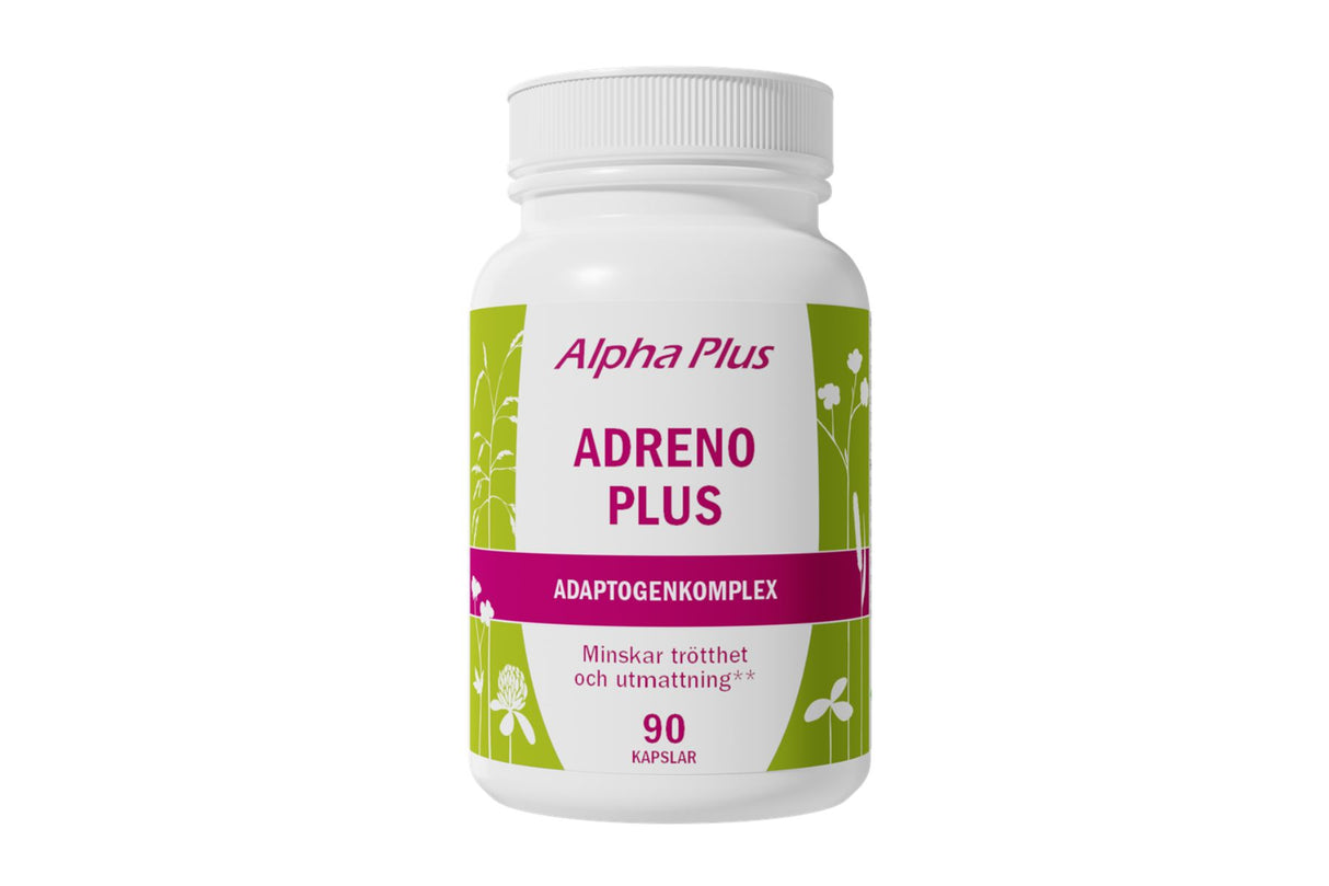 Alpha Plus Adreno Plus 90 kapsler – Støtte for Energi og Stressmestring