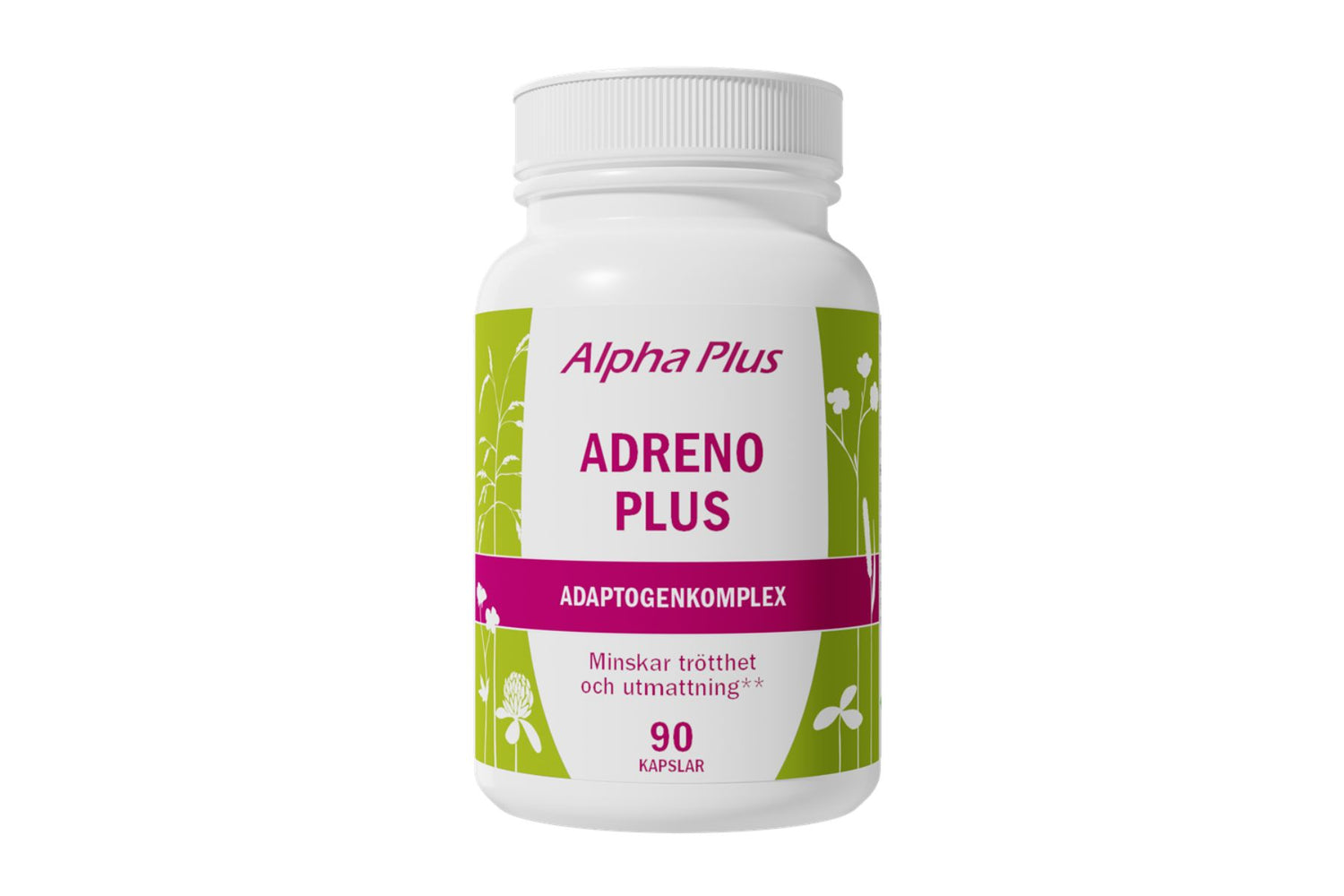 Alpha Plus Adreno Plus 90 kapsler – Støtte for Energi og Stressmestring