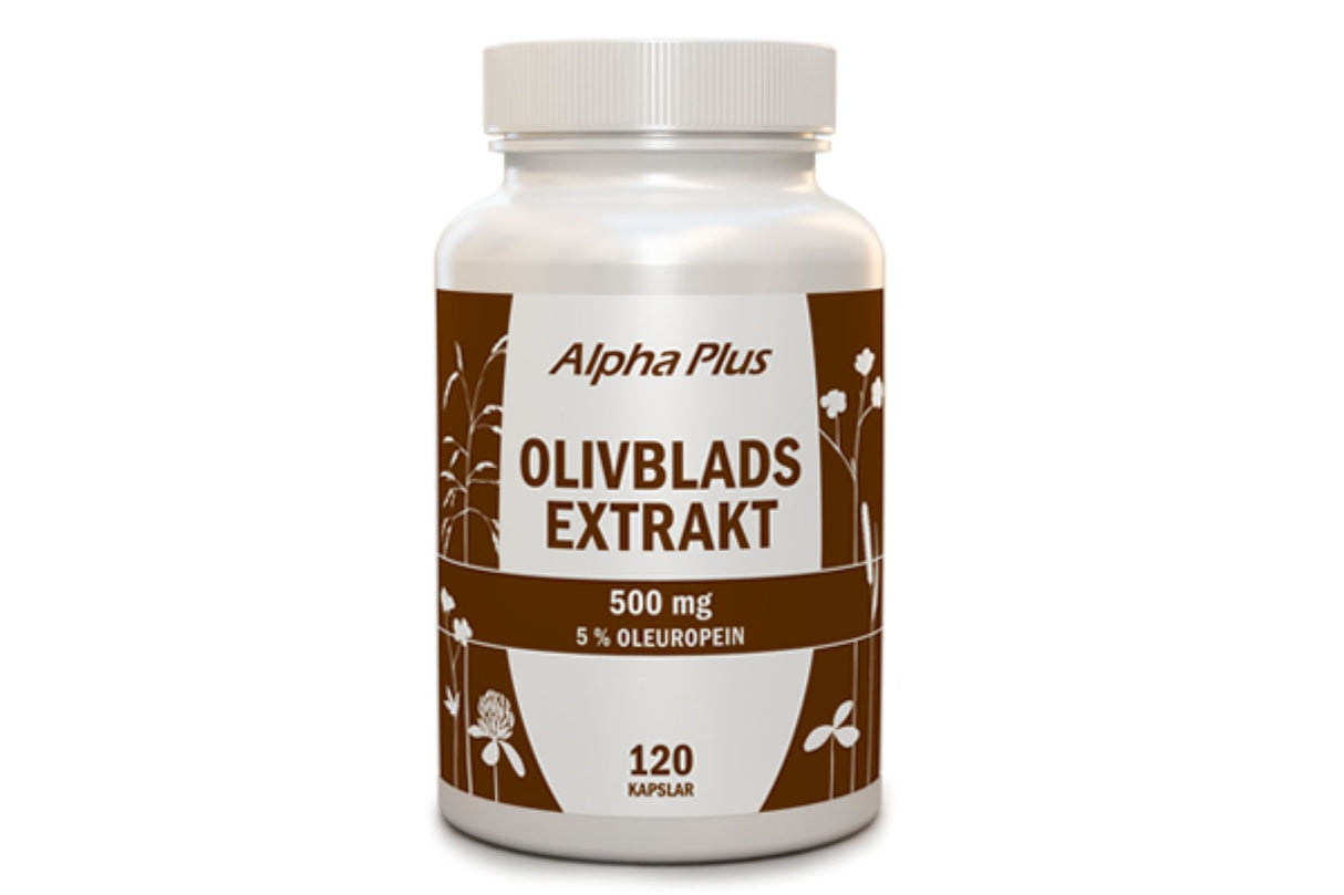 Alpha Plus Olivbladekstrakt 120 kapsler – For Immunsystem og Velvære