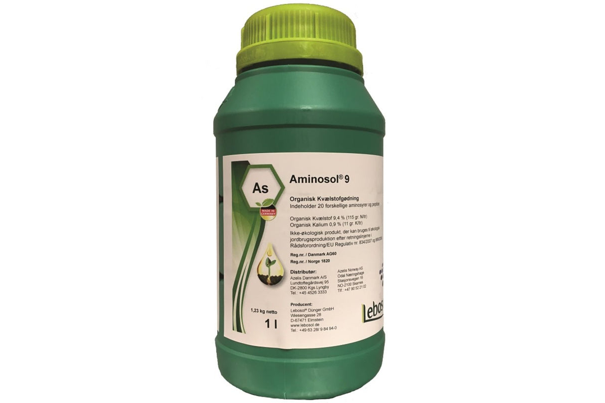 Aminosol 9% 1L – Nitrogengjødsel og stressbeskyttelse