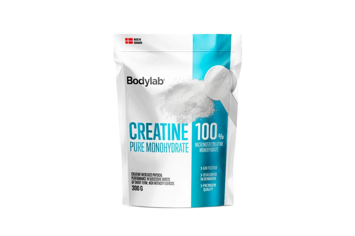 Bodylab Creatine Pure 300 g – 100 % mikronisert kreatin for styrke, ytelse og restitusjon