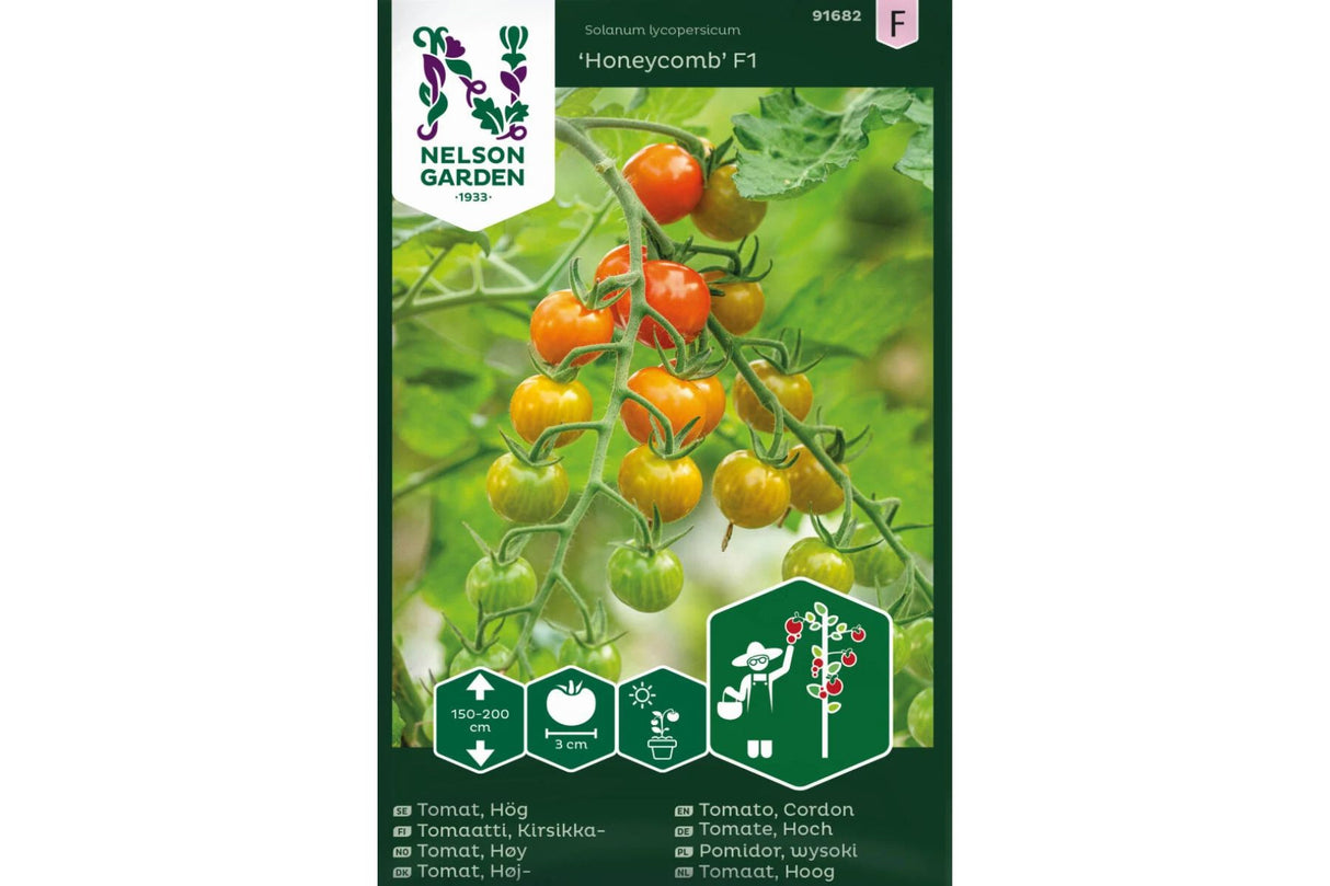 Cherrytomat 'Honeycomb' F1 – Søt og Aromatisk Med Honningtone