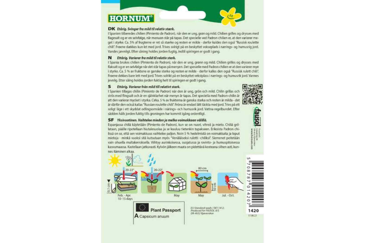 Chilipepper Russisk Roulette Padron