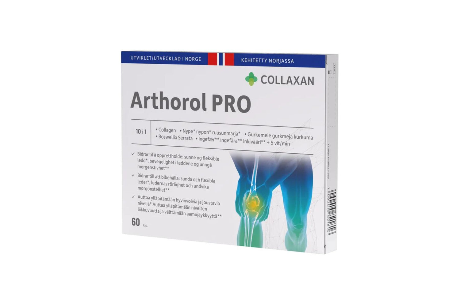 Collaxan Arthorol PRO – 60 kapsler for sunne og fleksible ledd