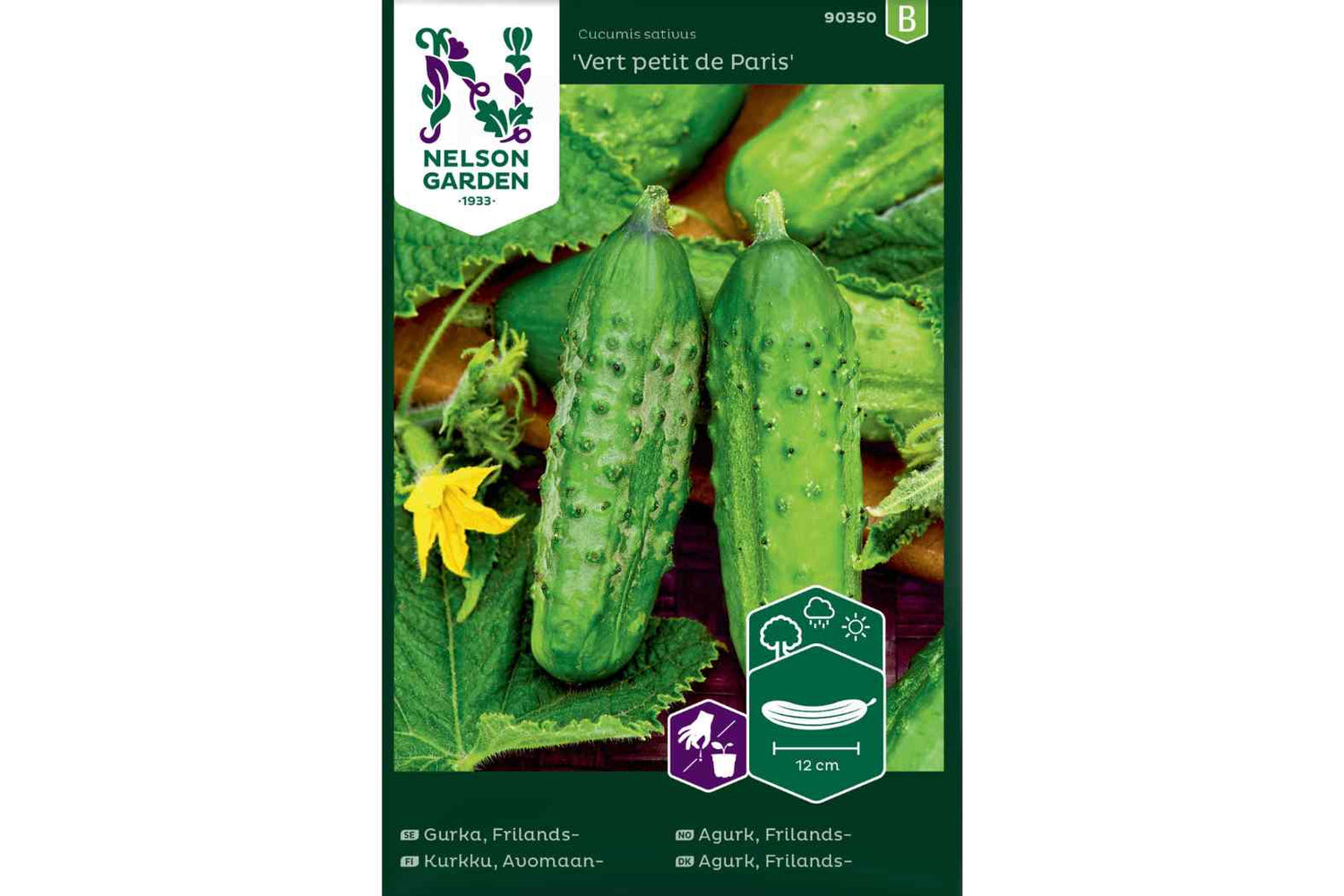 Frø Drueagurk ‘Vert Petit de Paris’ – Hurtigvoksende agurk til sylting
