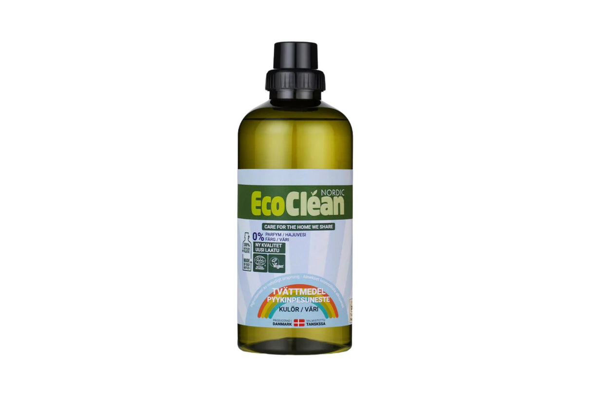 EcoClean vaskemiddel fargefritt & duftfritt – 1000 ml