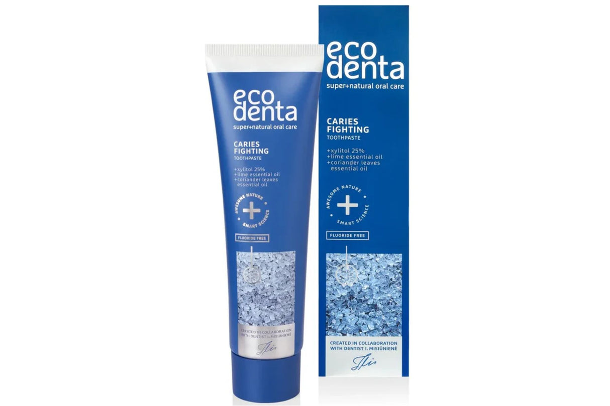 Ecodenta Caries Fighting tannkrem med xylitol – 100 ml