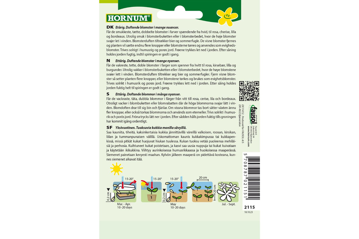 Frø Enkeblomst blanding Lonely Queen