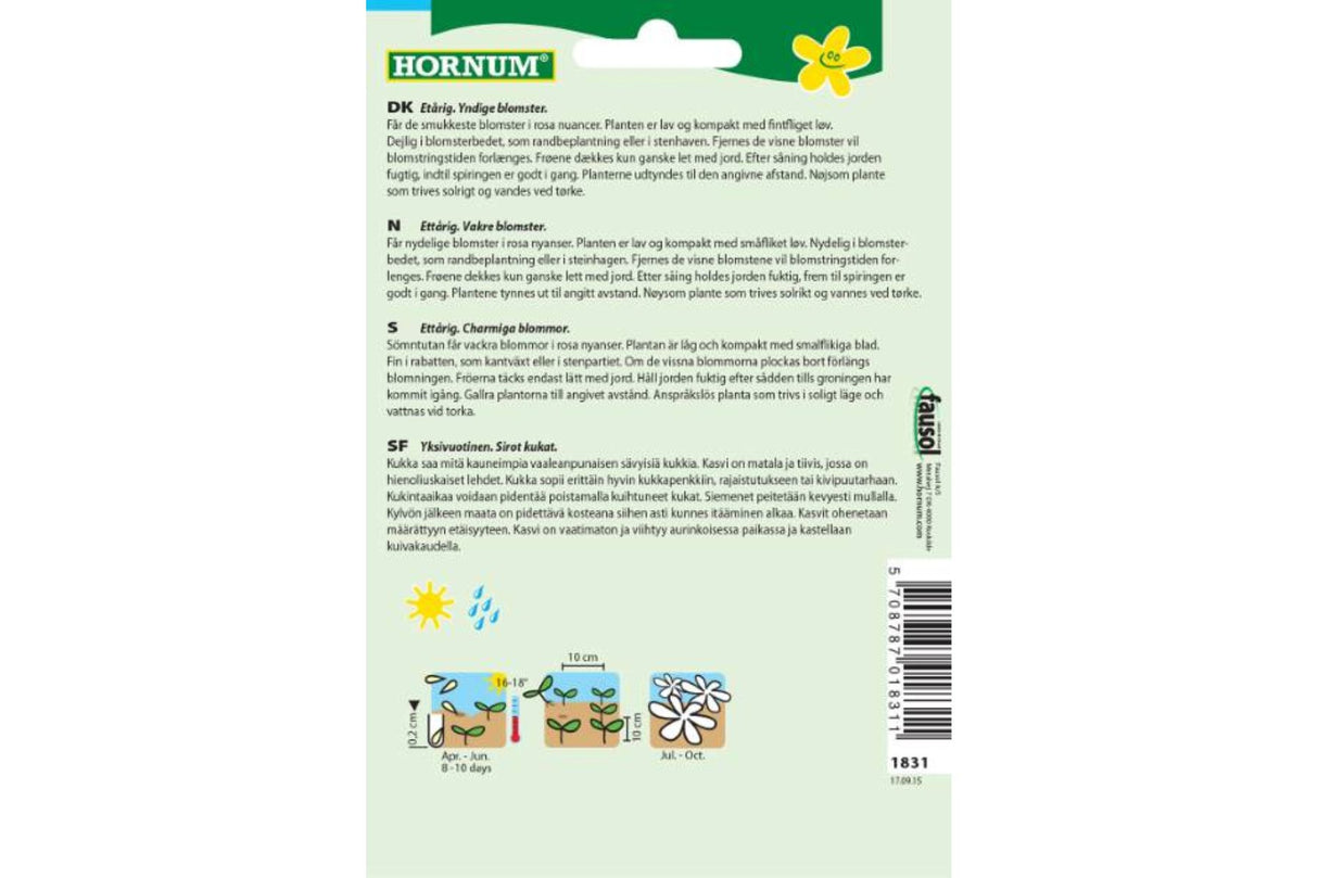 Frø Gullvalmue ‘Rosa Romantika’ – Ettårig sommerblomst i delikate rosanyanser