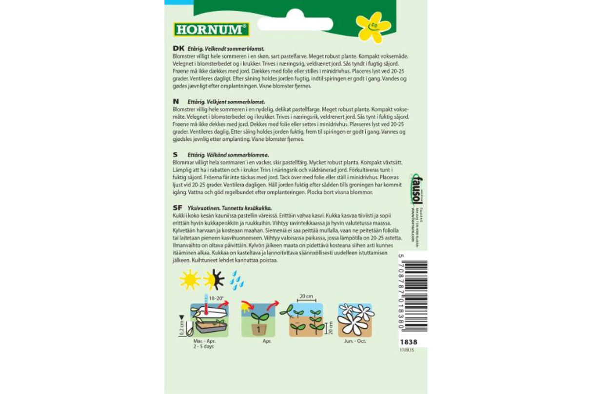 Frø Prydtobakk ‘Avalon Appleblossom’ F1 – Ettårig sommerblomst med pastellfarget blomstring