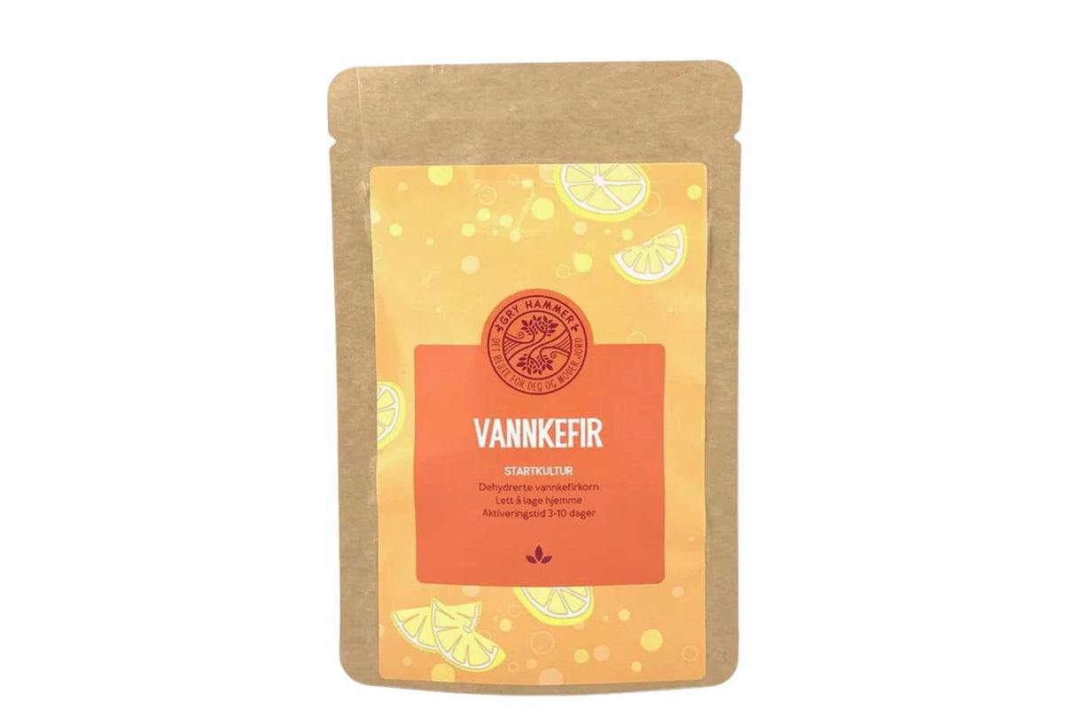 Gry Hammer Vannkefir Startkultur | Lag din egen sprudlende probiotiske drikk