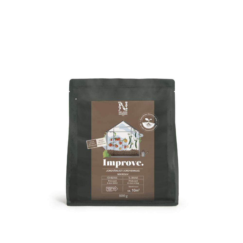 IMPROVE jordvennlig mikroliv for sunn drivhusjord