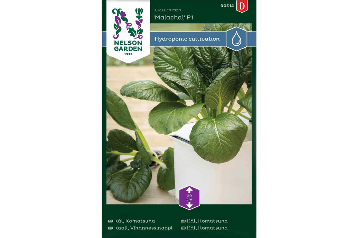 Kål, Komatsuna-, Malachai F1, Harvy