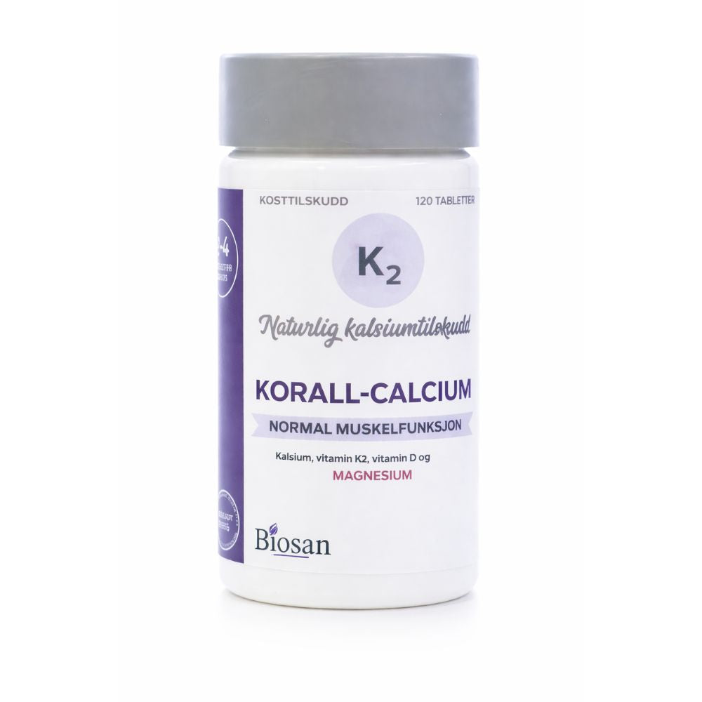 Korall-Calsium – Naturlig Kalsium med Magnesium og Vitaminer