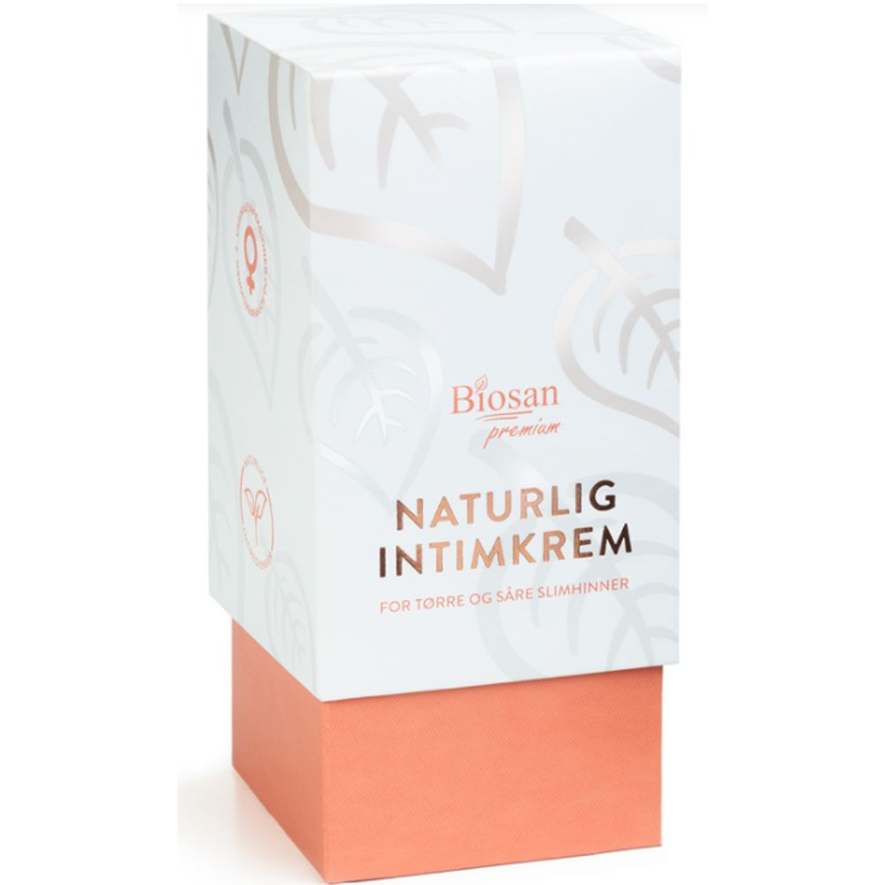 Naturlig intimkrem uten parfyme for sensitiv intimhud