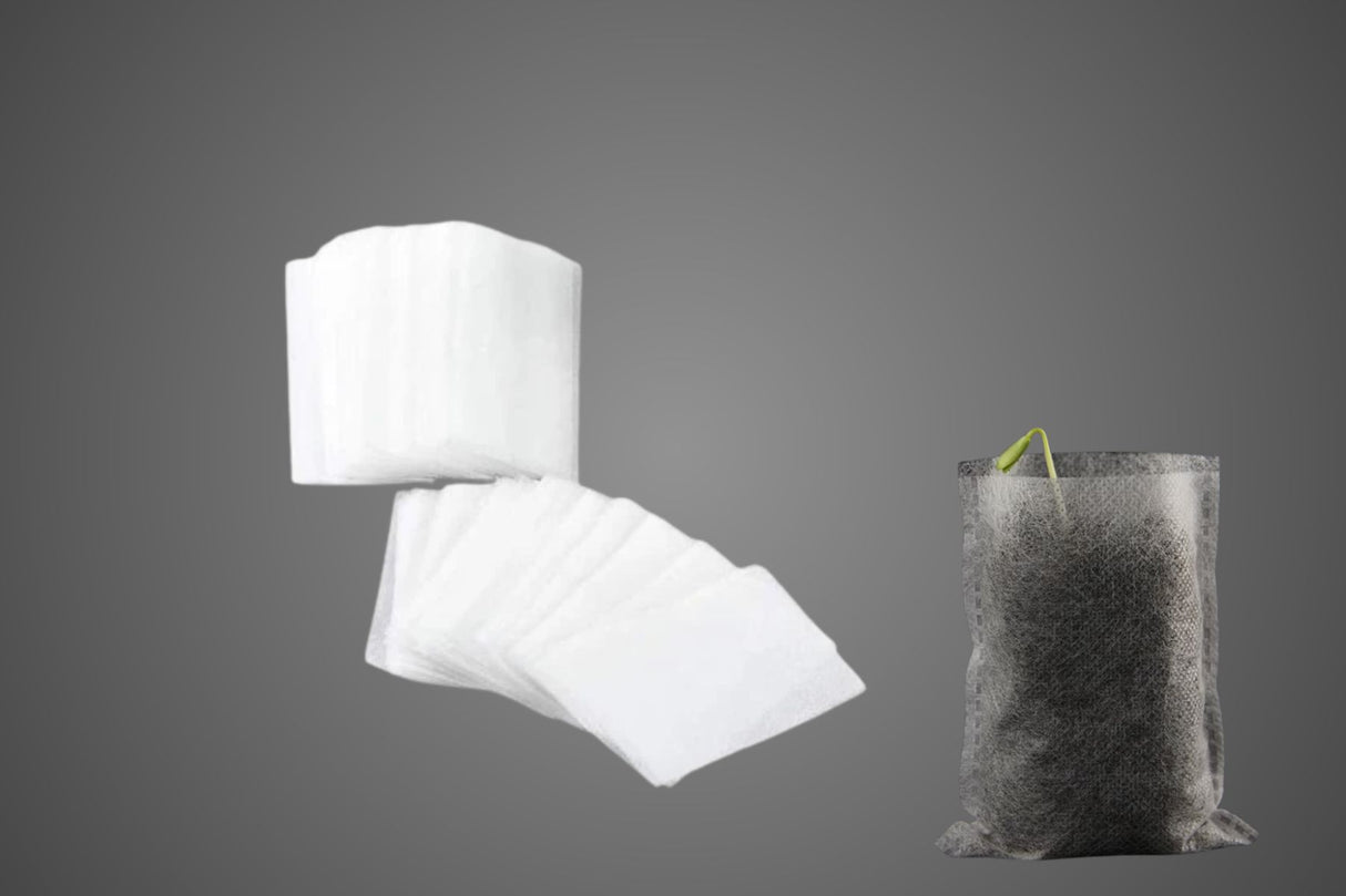 Nedbrytbare Planteposer for Frøplanter 10 stk. – Miljøvennlig og Pustende Materiale