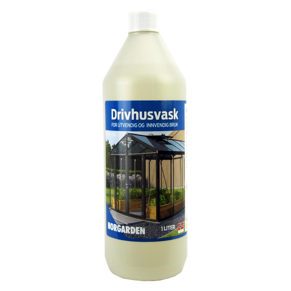 Norgarden Drivhusvask 1 Liter – Effektiv og Miljøvennlig Rengjøring av Drivhus