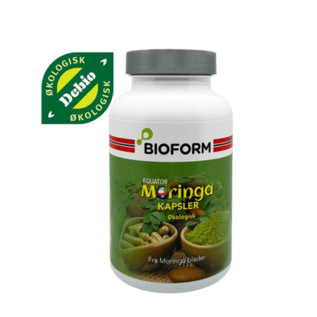 Økologisk Moringa Oleifera 120 Kapsler – Plantebasert Kosttilskudd fra Uganda