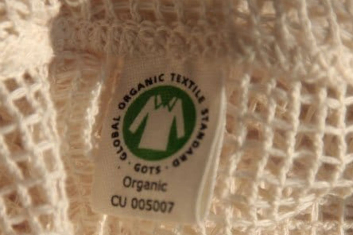 Økologisk bomullsnett til frukt og grønt – Liten