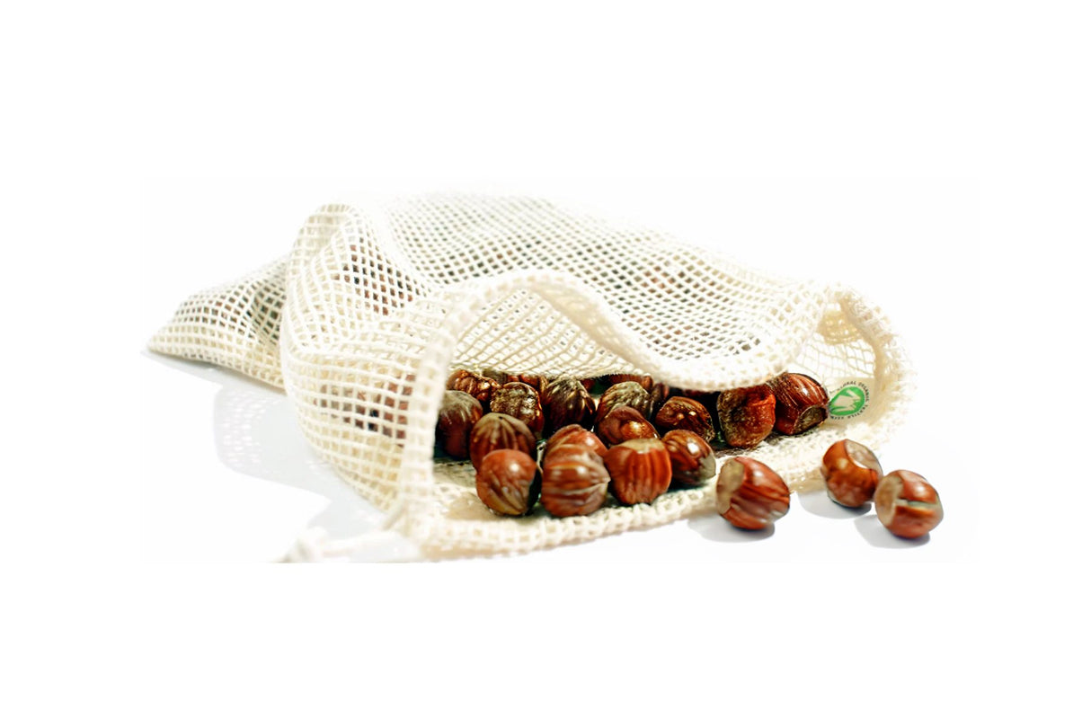 Økologisk bomullsnett til frukt og grønt – Large