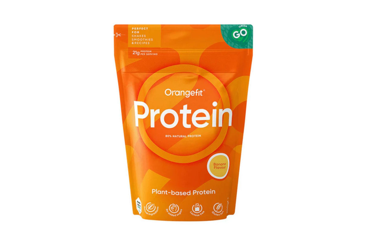 OrangeFit Plantebasert Proteinpulver | Banan | 260 g