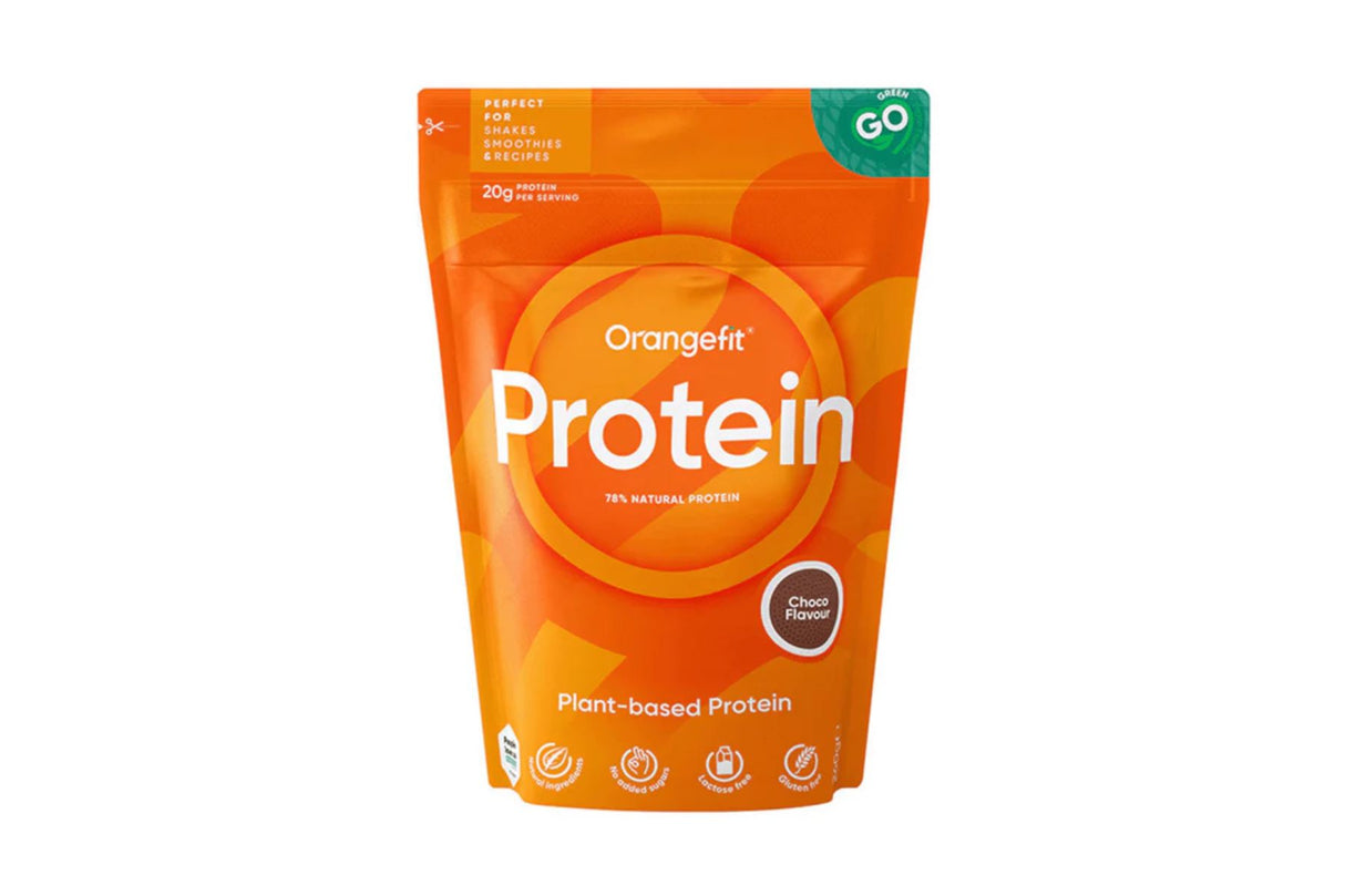 OrangeFit Plantebasert Proteinpulver | Sjokolade | 260 g