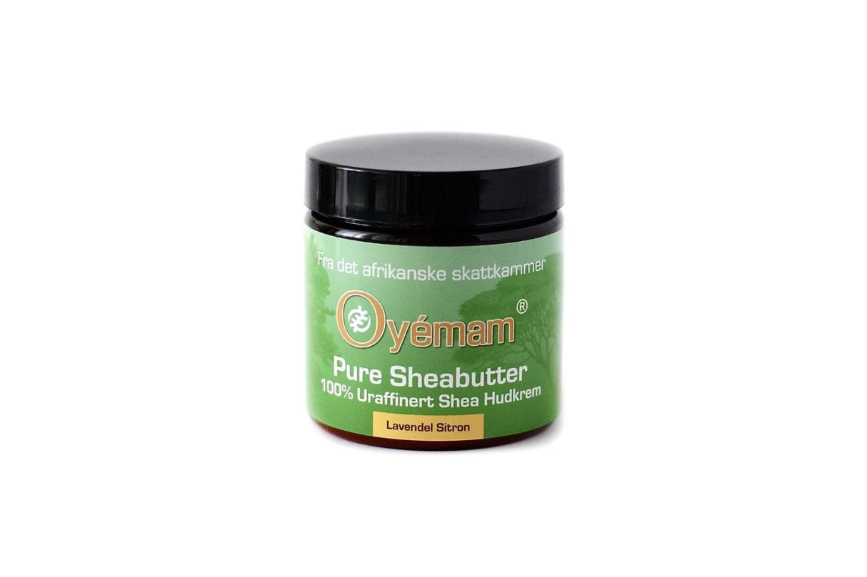 Oyemam Pure Sheabutter med Lavendel og Sitron 120 ml