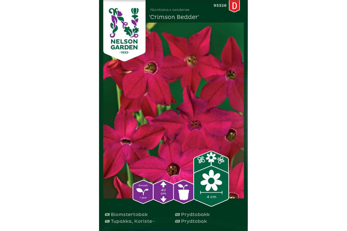 Prydtobakk, Crimson Bedder