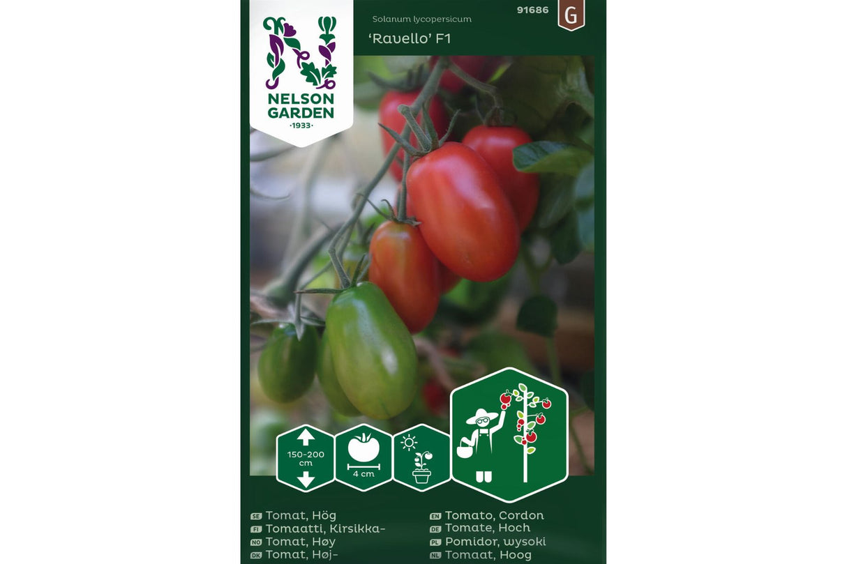 San Marzano-tomat 'Ravello' F1 – Plommetomat med lang holdbarhet og intens smak