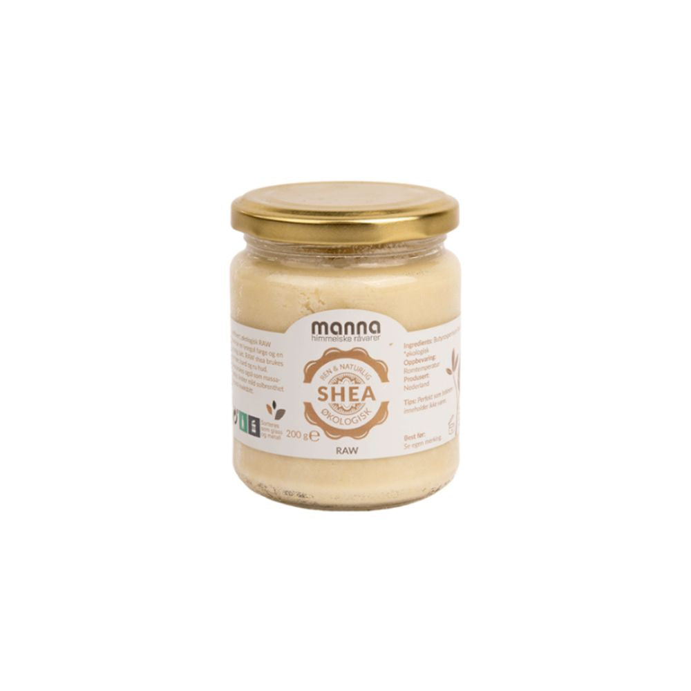 Manna Sheasmør Raw Økologisk – 200 g