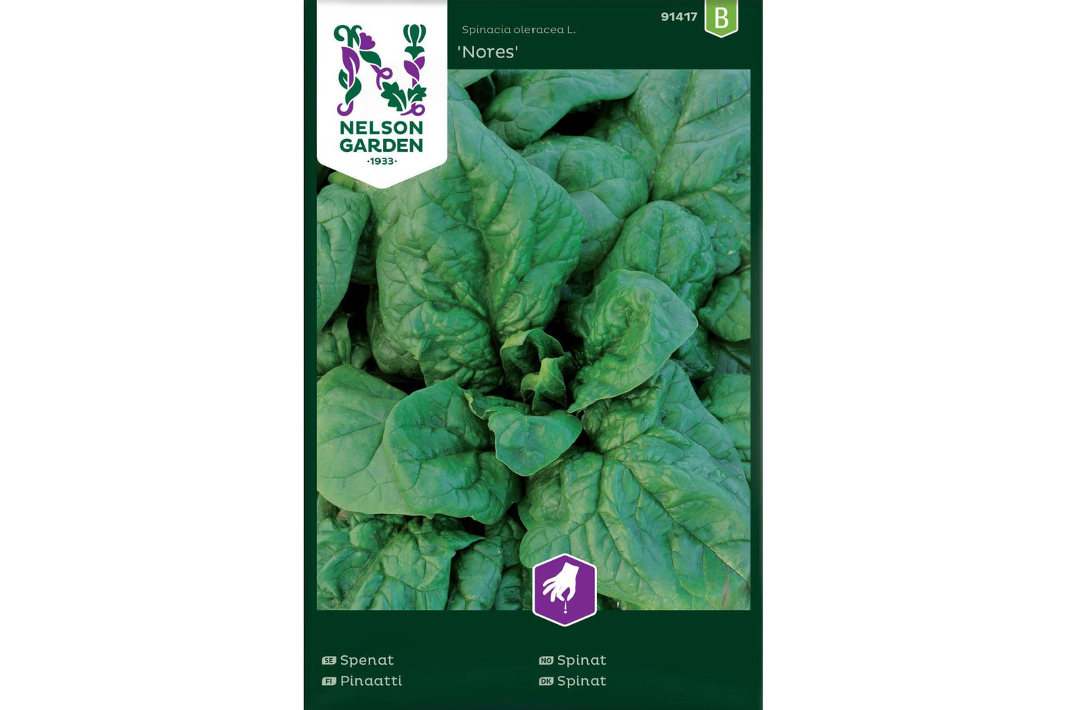 Spinat 'Nores' – Mørkegrønn og næringsrik bladgrønnsak for vår og høst