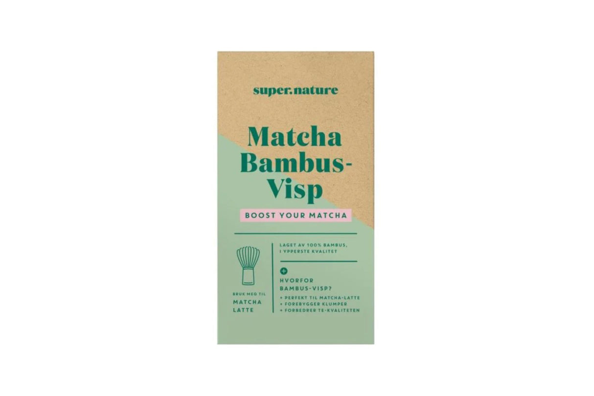 Supernature Matcha Visp | 100 % bambus – For perfekt matcha-latte og te
