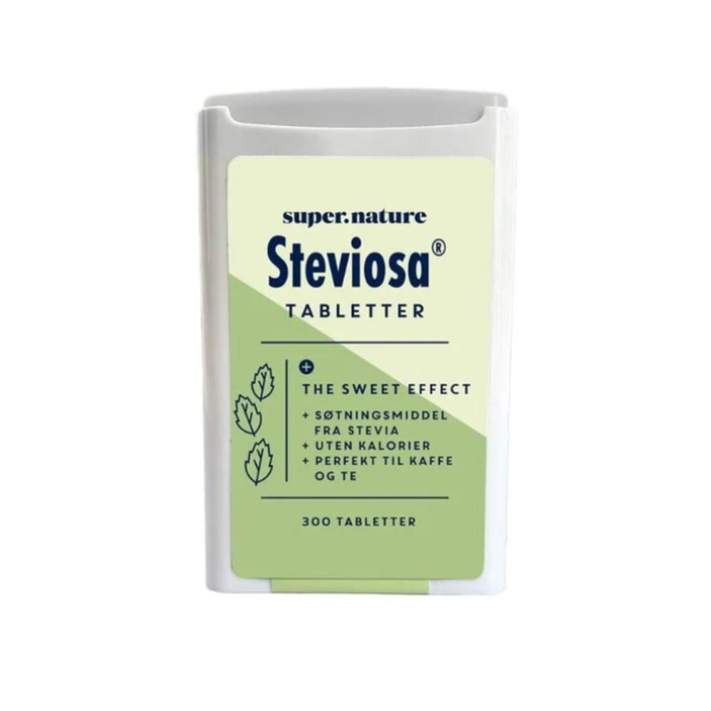 Supernature Steviosa med 300 søtningstabletter basert på stevia