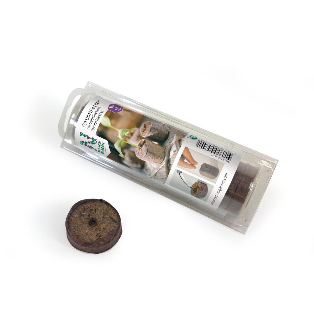 Torvbriketter til forkultivering før utplanting