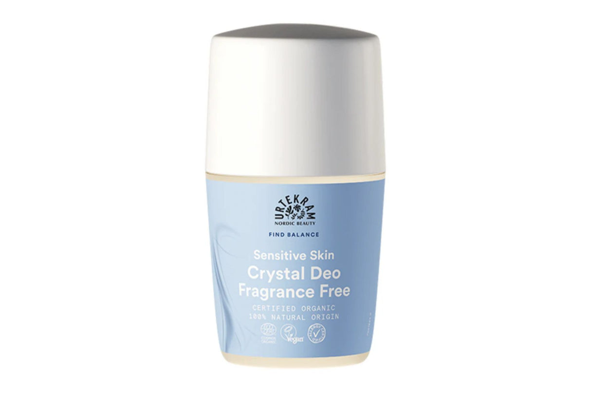 Urtekram Crystal Deo Uten Parfyme – Naturlig Deodorant for Sensitiv Hud 50 ml