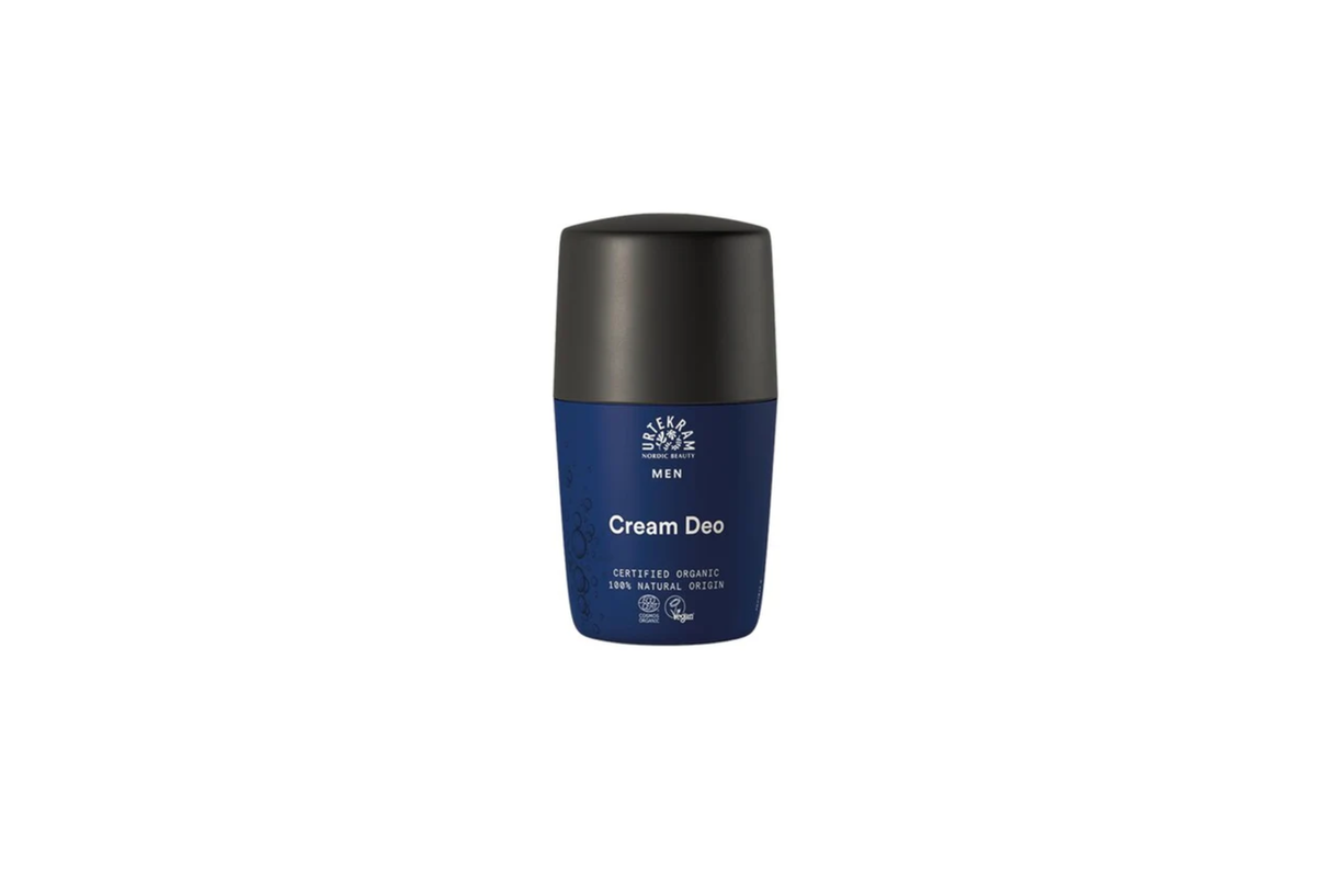 Urtekram Men Cream Deodorant 50 ml – Naturlig beskyttelse med frisk, maskulin duft