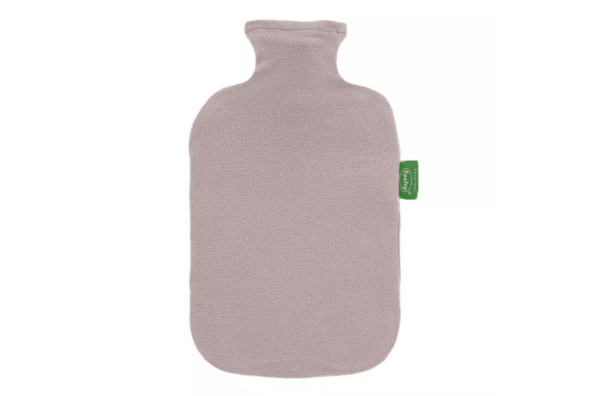 Varmeflaske Fashy Fleece Grå – 2L