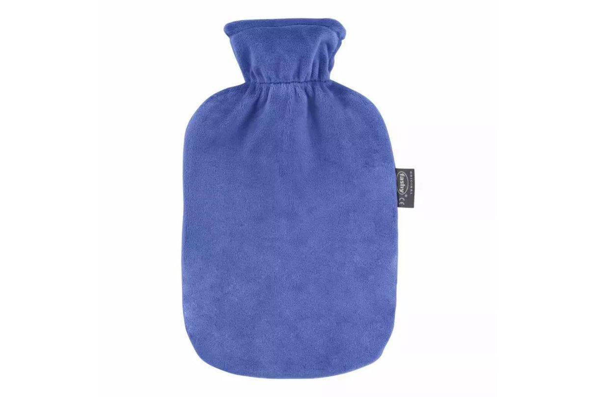 Varmeflaske Fashy Fleece Mørk Blå – 2L
