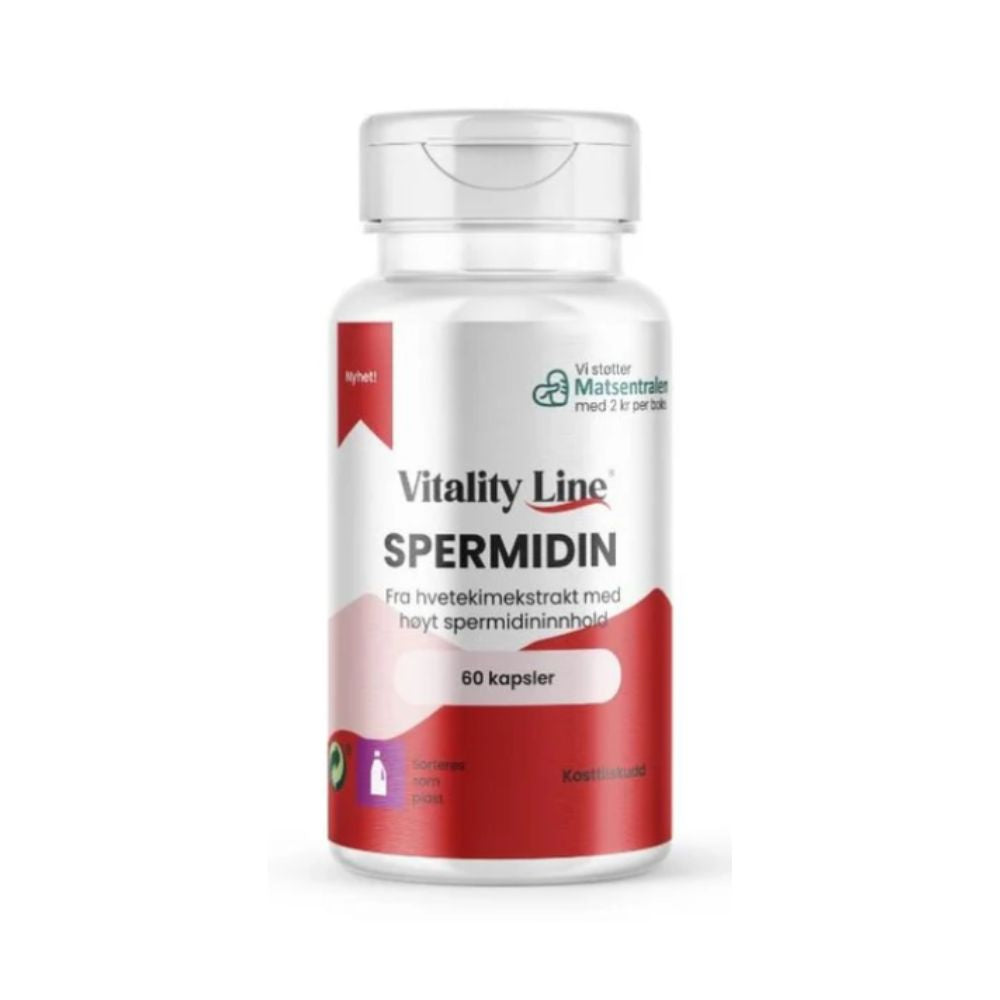 Vitality Line spermidin kapsler med hvetekimekstrakt