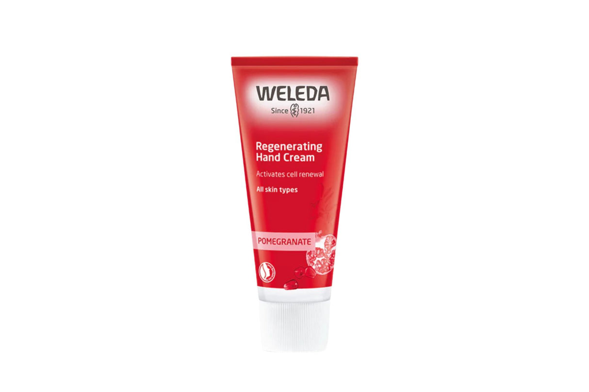 Weleda Granateple Regenererende Håndkrem – Naturlig Beskyttelse for Moden Hud (50 ml)