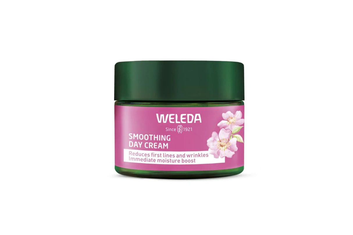 Weleda Smoothing Day Cream 40ml – Naturlig Dagkrem med Rose for Glød og Jevnere Hud